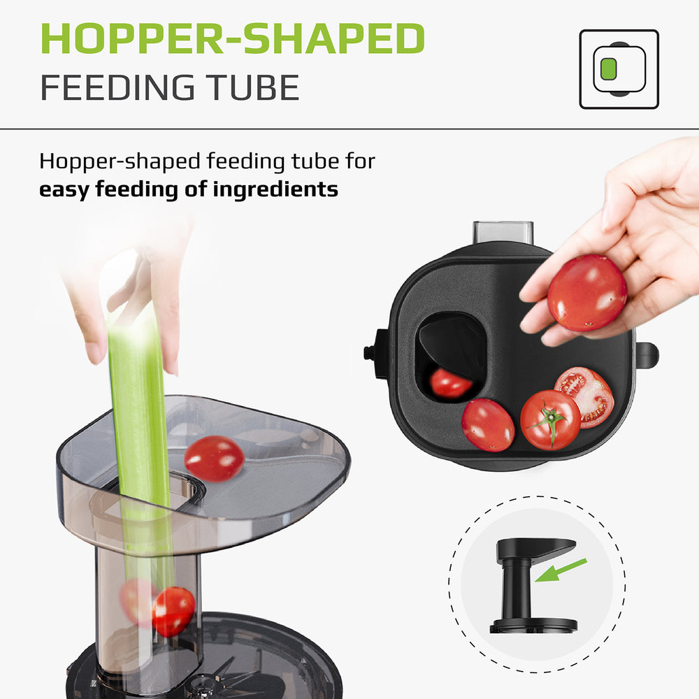 OLIVO SJ210 Slow Juicer - Squeeze Out Up To 98%- Multi-purpose Fruit And Vegetable Juicer