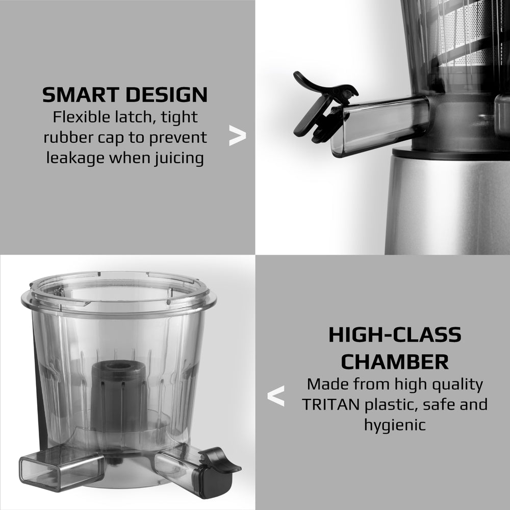 OLIVO SJ210 Slow Juicer - Squeeze Out Up To 98%- Multi-purpose Fruit And Vegetable Juicer