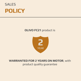 OLIVO FC21 Multifunctional Food Chopper - Capacity 2.1L - Power 500W