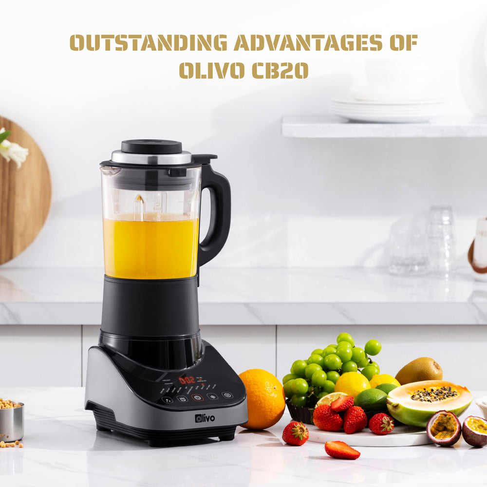 OLIVO CB20 Multifunctional Cooking Blender - Lowest noise - Absolute anti-spill - Cleaning and disinfection - Ceramic non-stick